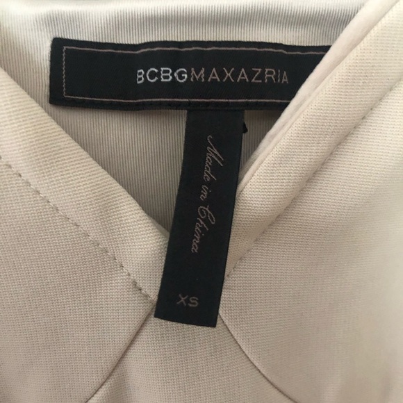 BCBGMAXAZRIA Kyra Bustier Maxi Formal Dress In Color Oatmeal Size XS - Picture 10 of 12